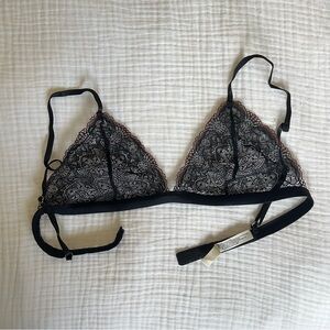Wilfred Black Lace Bralette.